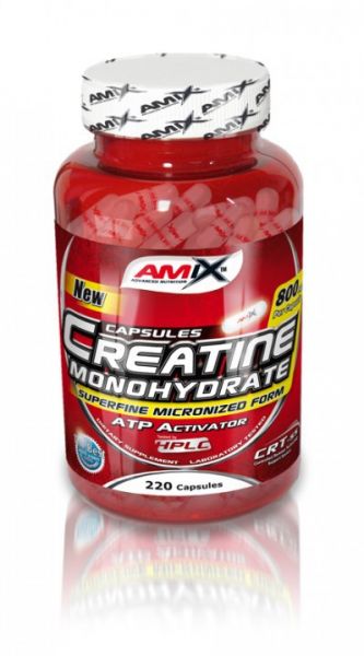 Amix Creatine Monohydrate 220 Kapslí Fitness Top 7521